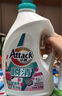 洁霸（ATTACK）瞬清无磷洗衣液 玫瑰花香  6斤 双重活力酵素弱酸泡沫 实拍图