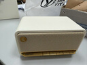 漫步者（EDIFIER）M230 高品质复古蓝牙便携音箱 桌面木质音响 立体声环绕 超长续航 贝母白 实拍图