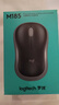罗技（Logitech）M185鼠标 无线鼠标 办公鼠标 对称鼠标 黑色灰边 带无线2.4G接收器 实拍图
