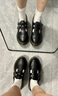 马丁（DR.MARTENS）8065 Mary Jane芭蕾夏舒适光面皮浅口皮鞋玛丽珍鞋 黑色 38 实拍图