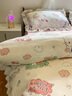雅鹿纯棉四件套公主风床上用品全棉韩版花边被套儿童床单床笠床裙款 甜心kt【纯棉 适合裸睡】 1.8m 床单款 四件套-被套200*230cm 实拍图
