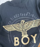 BOY LONDON【时光轮环】短袖情侣款春夏老鹰光环黑色T恤N01902 黑色 XS 实拍图