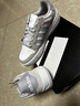 adidas ENTRAP美式校园风运动少年感复古篮球风板鞋男女阿迪达斯   白色/浅蓝/灰色   46.5 实拍图