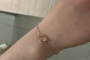 施华洛世奇（SWAROVSKI）【品牌直供】粉色天鹅手链女 女士手链生日礼物 5472271 实拍图