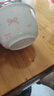 【⭐爆款】蝴蝶结少女心陶瓷碗勺釉下彩高颜值餐具饭碗甜品碗 米饭碗1只（白色蝴蝶结） 实拍图
