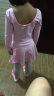 艾舞戈舞蹈服儿童女分体练功服套装女童芭蕾舞裙女孩跳舞中国舞服装 粉色-长袖-棉套装 110码 身高101-105cm体重25-30斤 实拍图