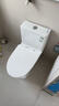 九牧（JOMOO） 一级水效大冲力马桶防臭坐便器静音缓降盖板大口径抽水马桶 双阶抗菌领跑水效11395 305/300mm (295-390以内选择) 实拍图