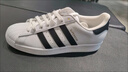 阿迪达斯adidas三叶草贝壳头SUPERSTAR男女休闲鞋EG4958 44码 实拍图
