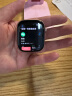 Apple/苹果 Watch Series 10 智能手表蜂窝款46毫米玫瑰金色铝金属表壳梅子色回环运动表带MWYP3CH/B 实拍图