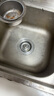 九牧王（joxod）不锈钢厨房水槽过滤网洗菜盆漏水塞洗碗池通用款水槽弹跳芯下水器 升级款*2【两个装】 实拍图