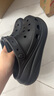 卡骆驰（crocs）经典泡芙Clog男女一脚蹬懒人沙滩鞋 CR207521-001 35 实拍图