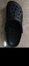 卡骆驰crocs洞洞鞋贝雅男鞋女鞋轻便耐磨一脚蹬拖鞋休闲鞋|10126 黑色-001 43 (270mm) 实拍图