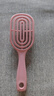 蓬松高颅顶梳子头发神器女士专用长发造型按摩经络气囊排骨气垫梳 粉色【干湿两用】 实拍图