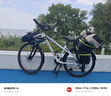 菲利普山地车长途旅行自行车成年人700c公路车川藏线越野变速公路山地车 CRV极光白【蝴蝶把-可锁前叉】 30速【线碟】27.5寸 实拍图