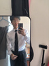 红豆（Hodo）长袖衬衫男莫代尔舒适弹力凉感休闲衬衫白衬衫衬衣男 实拍图