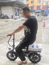 普莱德新国标滴滴e代驾电动车 超长续航铝合金折叠电动自行车 锂电池电瓶车 超短车身 代驾专用 男女通用 代驾至尊版-NFC-铝-进口级40A续航120KM 实拍图