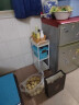 京东物流 落地小推车置物架家用玩具零食办公桌卫生间厨房储物架 白色三层 实拍图