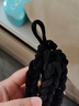 【强拉不断】高弹力耐用ins马尾无接缝皮筋扎头发简约发圈头绳 黑色20根 实拍图