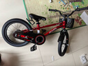 喜德盛（xds）小飞侠铝合金儿童自行车儿童 自行车3-6岁小孩女童男童轻便单车 16寸电镀红/银|铝合金车架+辅助轮|身高105-130cm 实拍图