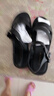 红蜻蜓皮凉鞋夏季软底舒适凉鞋女坡跟软皮沙滩鞋子女 WTK233811 实拍图