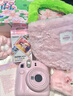 富士instax mini12一次成像拍立得相机（mini11拍立得相机升级版） 浅樱粉 套餐1：官配+10张花边+保护壳 实拍图
