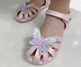 百丽 童鞋夏女童凉鞋儿童时尚公主水晶鞋宝宝包头学步鞋 粉色31 实拍图