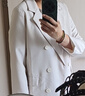 翊尚美休闲小西装外套女春季新款设计感小西服职场通勤穿搭小个子女装 米白色 【高品质免烫抗皱面料】 L 【推荐105-115斤】 实拍图