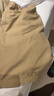 无印良品 MUJI 男式 棉水洗府绸 短裤休闲短裤男款夏季纯棉全棉AED14A2S 米色 S 实拍图