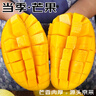 庾丰 海南应季新鲜芒果 整箱当季现摘孕妇热带水果大青 皮芒果 10斤装（净果8.5-9斤）单果200g+ 实拍图
