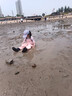 YogelTackle儿童下水裤防水赶海装备幼儿园玩沙水服连体雨鞋雨裤一体抓鱼水裤 实拍图