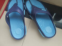 回力（Warrior）人字拖鞋男士沙滩鞋轻便舒适塑胶男鞋颗粒按摩拖鞋男 蓝色 42 实拍图