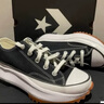 匡威（Converse）官方 Run Star Hike低帮帆布流星厚底鞋黑色168816C 黑色/168816C 35.5 实拍图