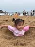 尼多熊儿童泳衣连体男童女童原纱防晒耐氯游泳衣大童宝宝夏季泳装 实拍图