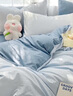 无印良品纯棉床上四件套 1.8/2米床单被套220*240cm艾利蓝 实拍图