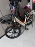 凤凰（Phoenix）电动自行车成人男女士锂电池电动车新国标小型助力电瓶车电单车 L3米白【单速】20寸一体轮 10AH电动续航30公里 实拍图