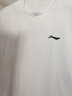 李宁（LI-NING）t恤男短袖衣服运动服饰篮球体恤夏季2025冰丝速干跑步男士健身装 新基础白 L 实拍图