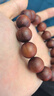非洲小叶紫檀手串佛珠单圈高密金星老料木质文玩手链男女款式念珠 15mm*15颗 高密(牛毛纹) 实拍图