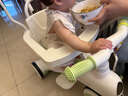 ANGI BABY儿童三轮车儿童脚踏车宝宝三轮车带刹车手推车轻便遛娃神器 【旗舰款】 安波绿 六一儿童节礼物儿童三轮车手推车 实拍图