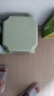 加厚简约方凳家用儿童成人塑料矮凳餐桌椅子茶几换鞋小凳子 方凳湖水蓝1个(无脚垫) 实拍图