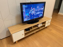 宜造（YIZAO）电视柜落地2024最新款小户型家用现代简约客厅电视柜茶几组合柜 田园橡木色+暖白色140cm 实拍图