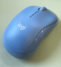 罗技（Logitech）M221 轻音鼠标 无线鼠标 办公鼠标 对称鼠标 带无线微型接收器 雾霭蓝 实拍图