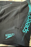 速比涛（Speedo）泳裤男动感大标弹力速干不贴身抗氯平角泳裤 中灰蓝 36 实拍图