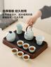 京东京造茶具整套 功夫茶具套装茶壶茶杯茶盘 影青墨山12件【礼盒装】 实拍图