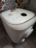 美的（Midea）泡脚桶杀菌洗脚盆加热自动按摩足浴盆理疗泡小腿按摩盘可拆洗生日礼物送男女友送长辈 ZL2暖阳白 实拍图