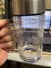 高硼硅双层加厚茶水分离办公杯大容量泡茶杯把手双层加厚茶杯硬厚 钢盖办公杯 400ml 1只 实拍图