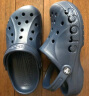 卡骆驰crocs洞洞鞋贝雅男鞋女鞋轻便耐磨一脚蹬拖鞋休闲鞋|10126 黑色-001 41 /42(260mm) 实拍图
