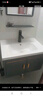 优莱可可【上门安装】浴室柜卫生间家用太空铝小户型一体洗脸盆柜组合陶瓷 43cm灰平板盆柜全套镜片宽度35 自行安装 实拍图
