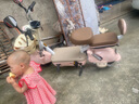 科迅 KX2025新款电动自行车成人电瓶车女士小型亲子代步车时尚电动车可上牌新国标电车 樱花粉 配【天能石墨烯20.3A】续航约90KM 实拍图