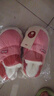 镭镭鸭冬季儿童棉拖鞋包跟亲子棉鞋大童保暖加绒加厚防水鞋居家 粉色 28 -29码内长18cm4-5岁 实拍图