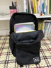 回力（Warrior）书包男初中生大容量高中生大学生书包减压多功能电脑包女双肩背包 黑色 实拍图